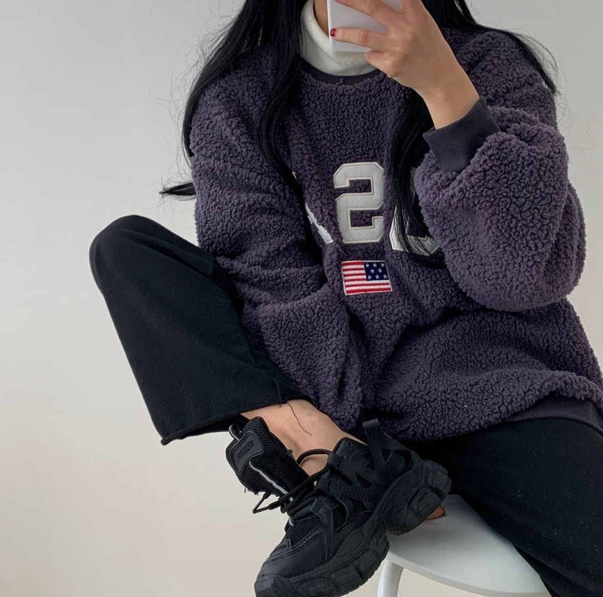 [🇰🇷連線]USA 柔軟毛毛衛衣