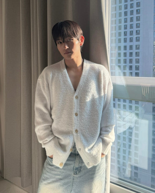 (多色可選!)高質柔軟馬海毛開胸針織外套｜12色入