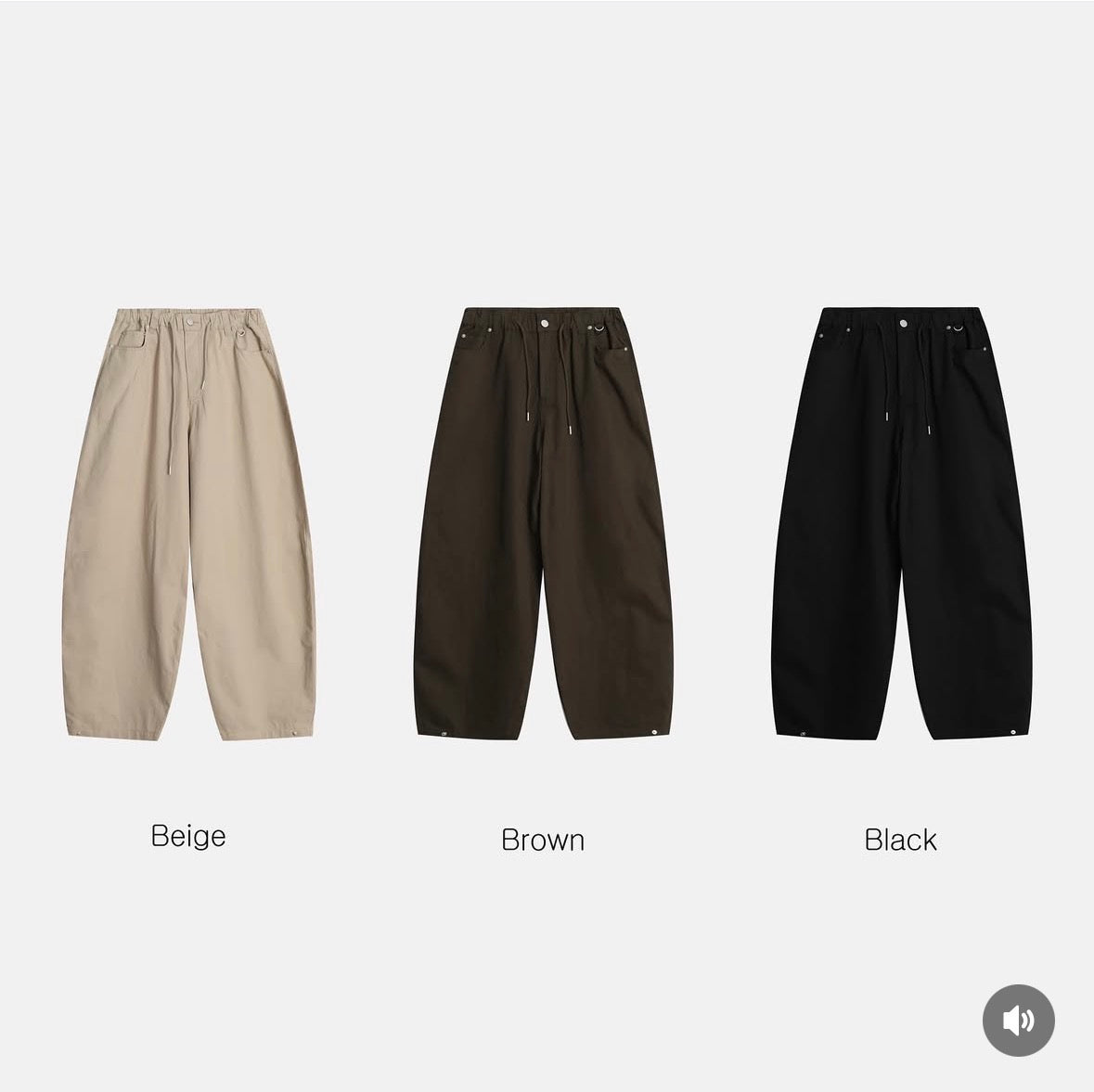 不壓身高！秋冬百搭Ballon Pants｜3色入