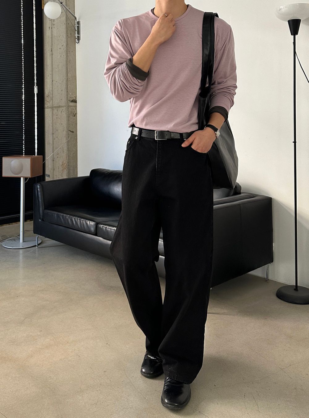 （1＋1）超親膚！韓製柔軟圓領長袖T恤｜9色入