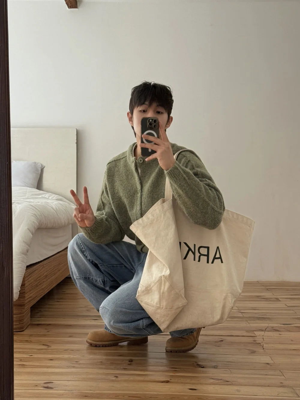 美式街頭感☄️水洗牛仔微闊形牛仔褲｜7色入