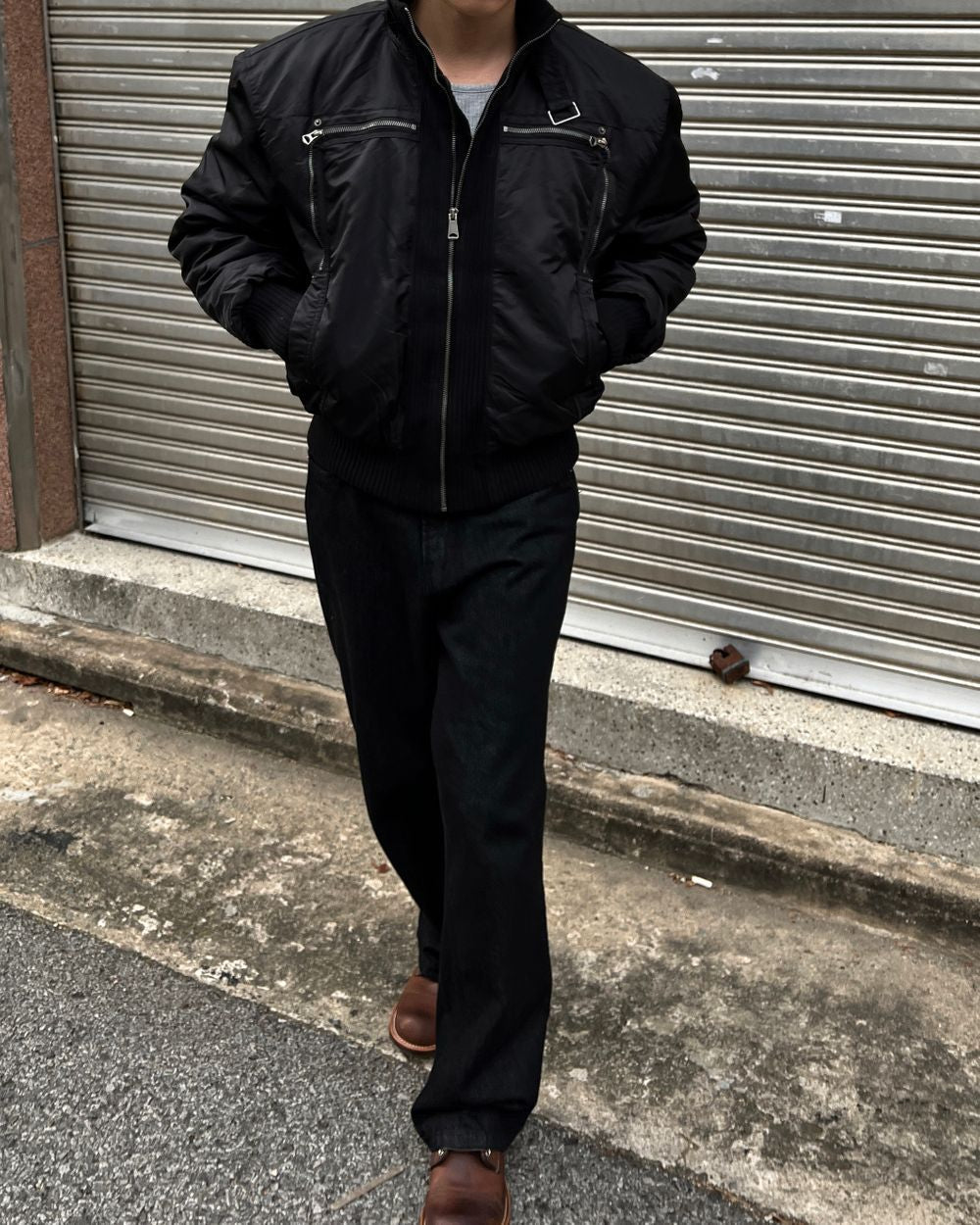 細節加分！高領束帶短款MA1｜3色入