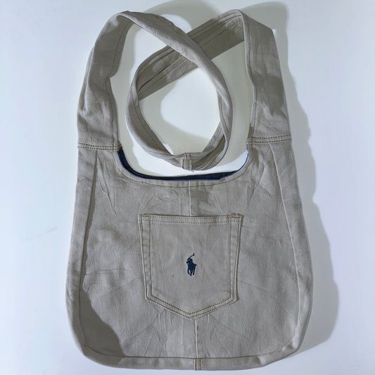 Remade Polo Long Shoulder Bag Grey&Blue(Last one!)