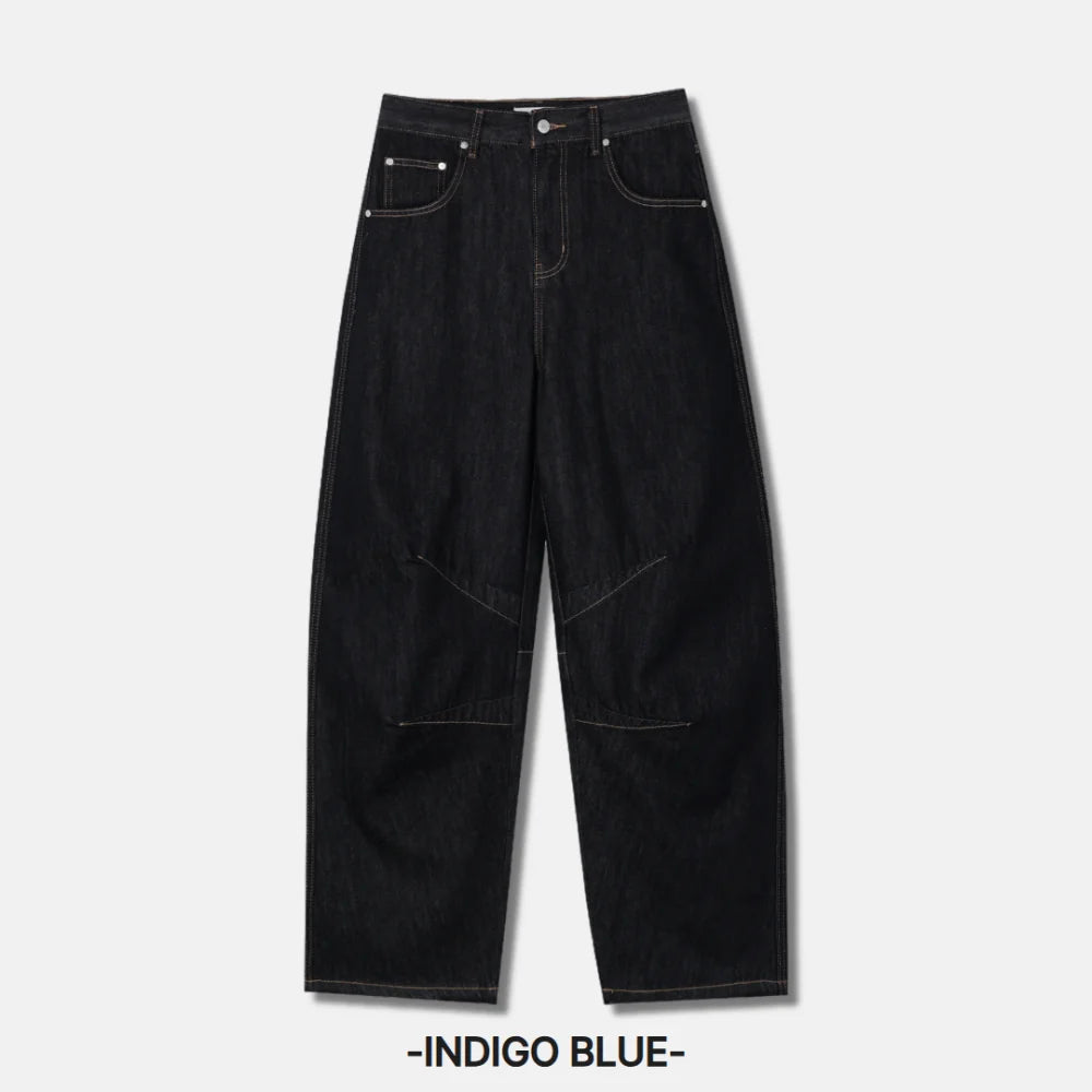 美式街頭感☄️水洗牛仔微闊形牛仔褲｜7色入