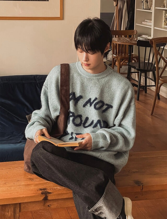 I'm not surrounded by idiot寬鬆針織衫｜4色入