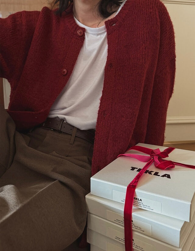 節日推薦🎅🏻輕熟質感開胸針織外套｜6色入