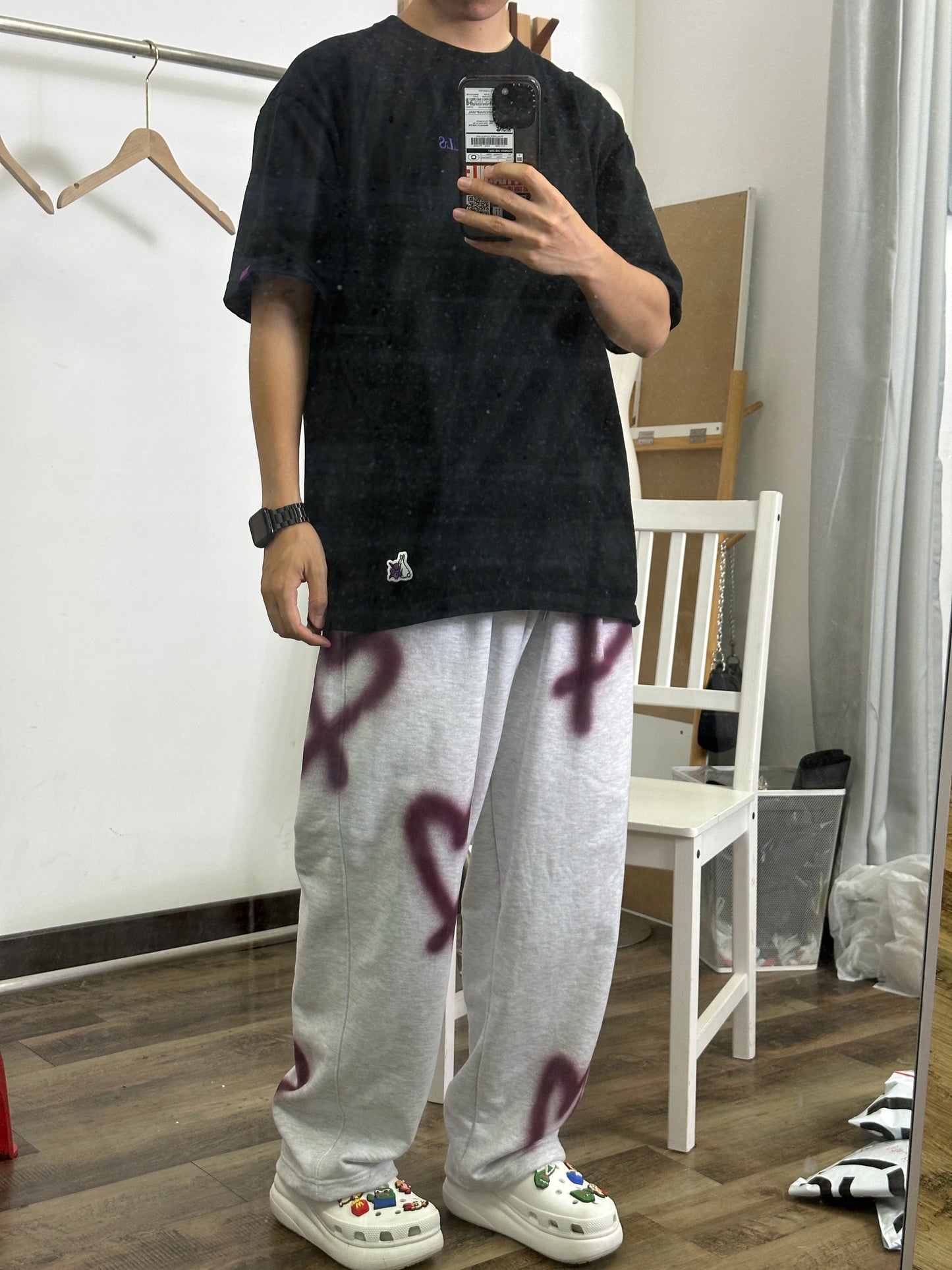 Hearty Graffiti Jogger Pants