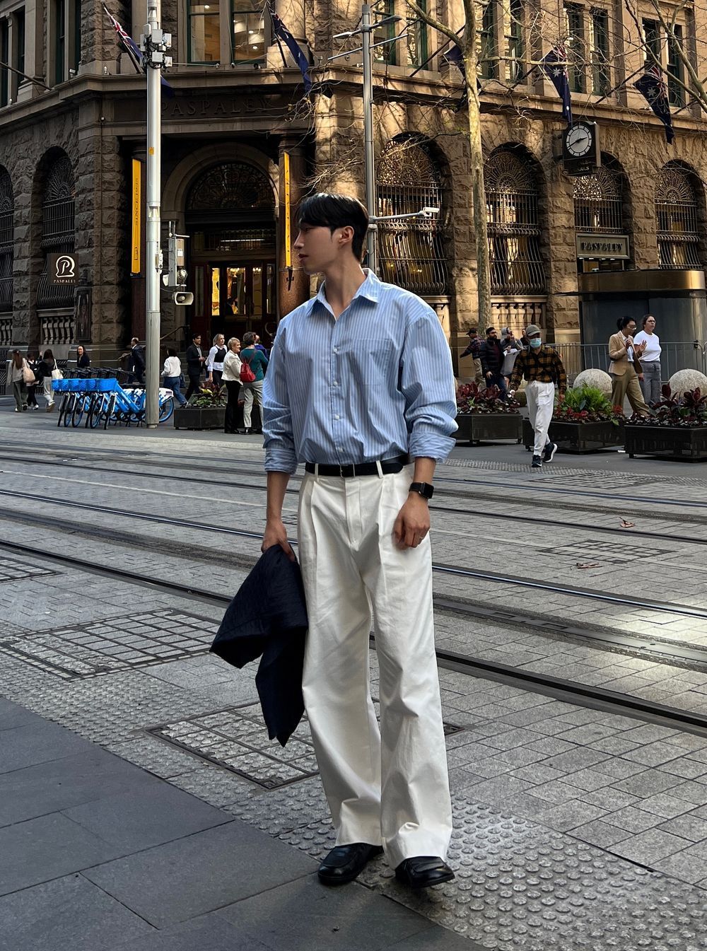 早春必入🍃知性條紋寬鬆恤衫｜2色入