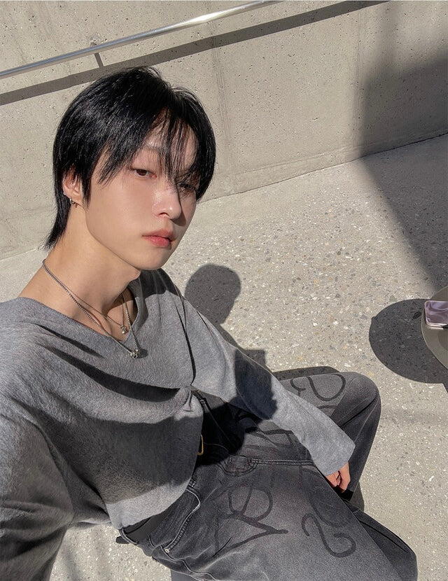 毛絮感！簡約純色V領馬海毛TOP｜4色入