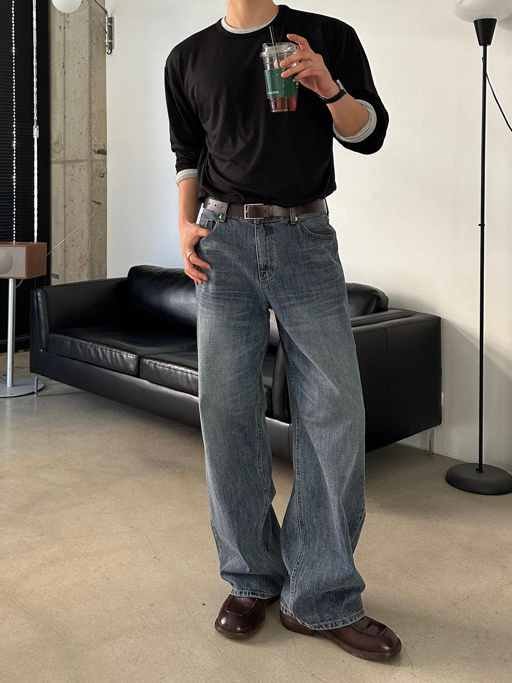 （1＋1）超親膚！韓製柔軟圓領長袖T恤｜9色入