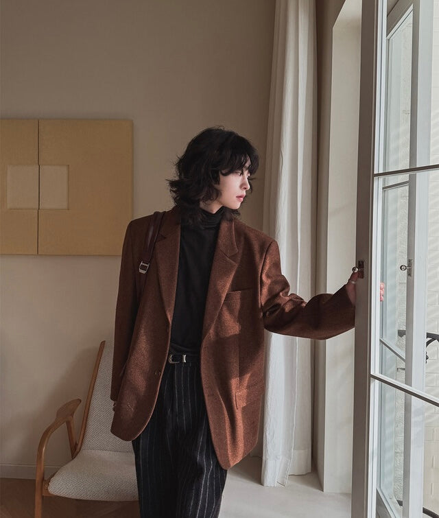 秋冬內搭必備🍂薄款高領彈性長袖TEE