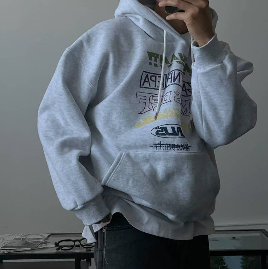 Multi logo 印花連帽衛衣