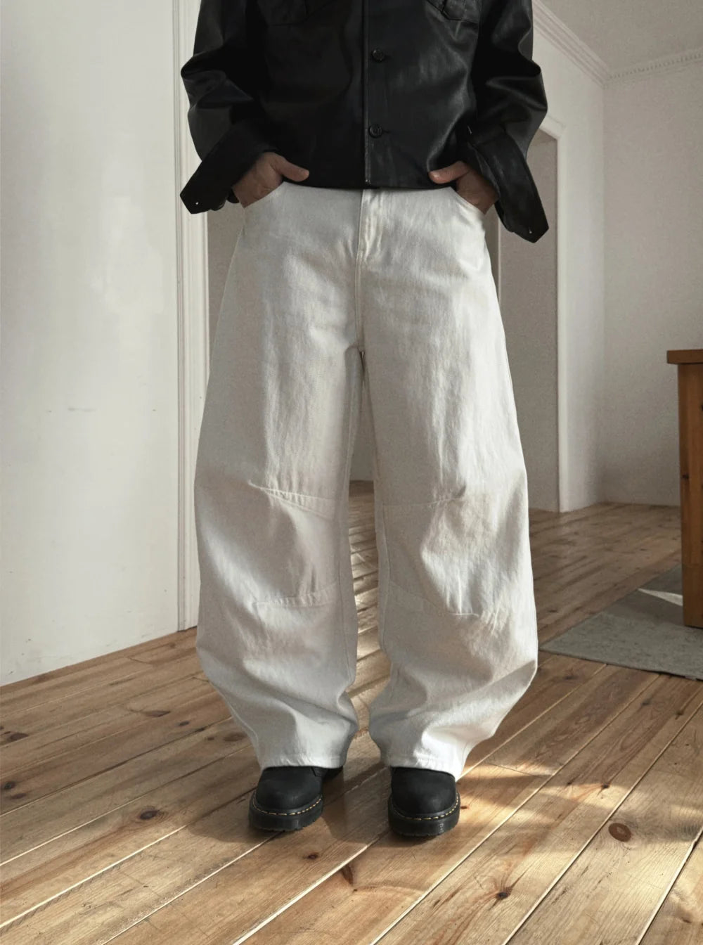 美式街頭感☄️水洗牛仔微闊形牛仔褲｜7色入