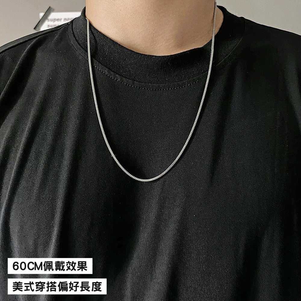 Basic snake chain necklace