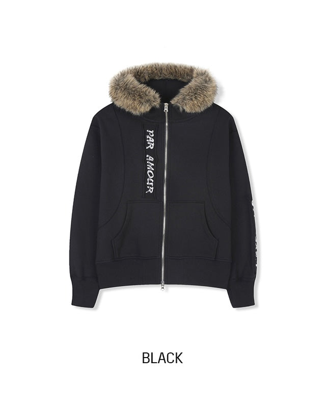 AMOUR超高質毛毛連帽衛衣｜2色入