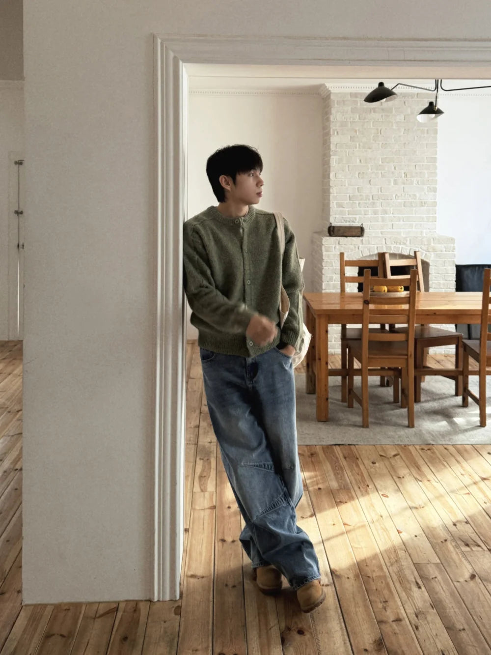 美式街頭感☄️水洗牛仔微闊形牛仔褲｜7色入