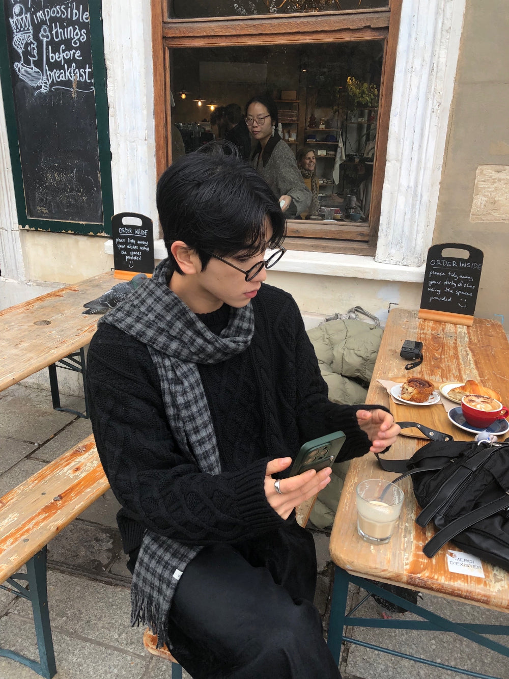 50%羊毛🐑漁夫紋麻花針織衫｜4色入