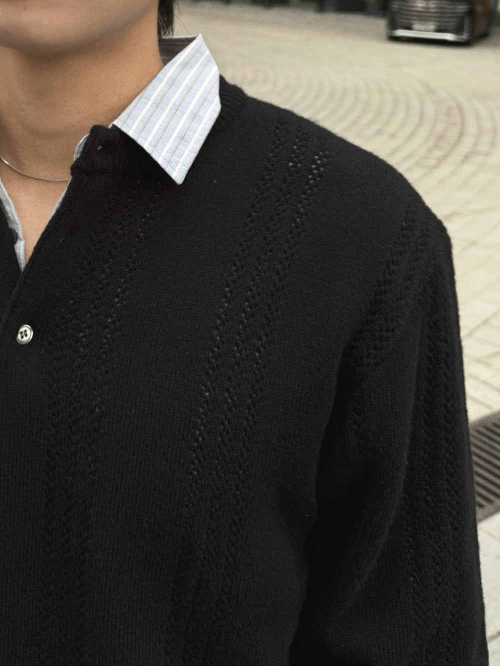 PREMIUM👑細麻花亨利領針織衫｜4色入