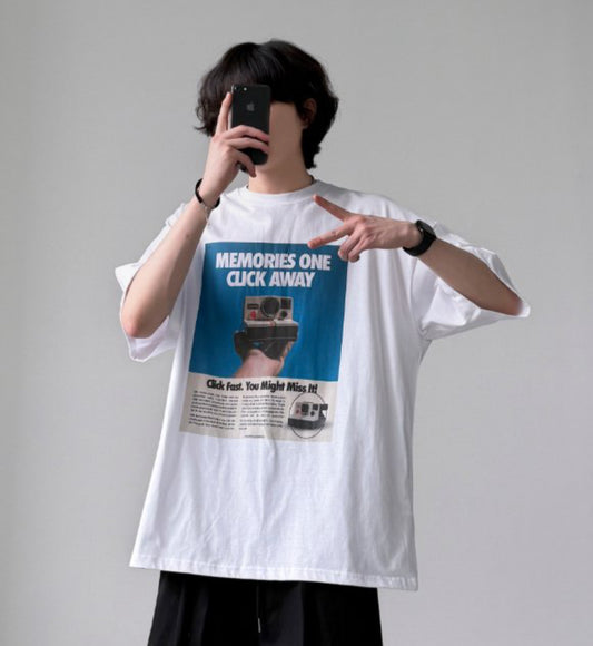 夏日感! Polaroid 春夏新款印花棉質短袖