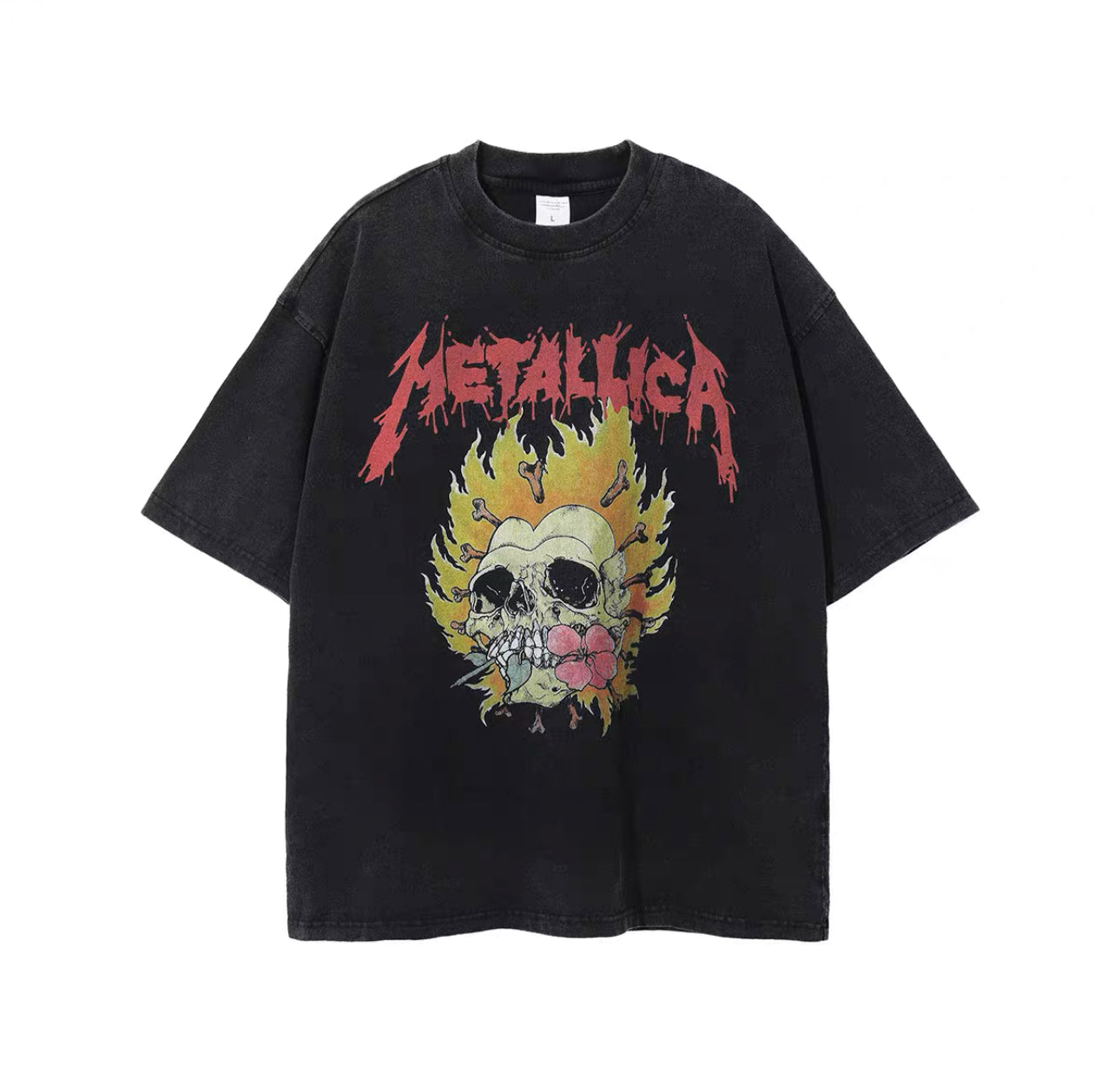 Vintage Washed Top-Metallica