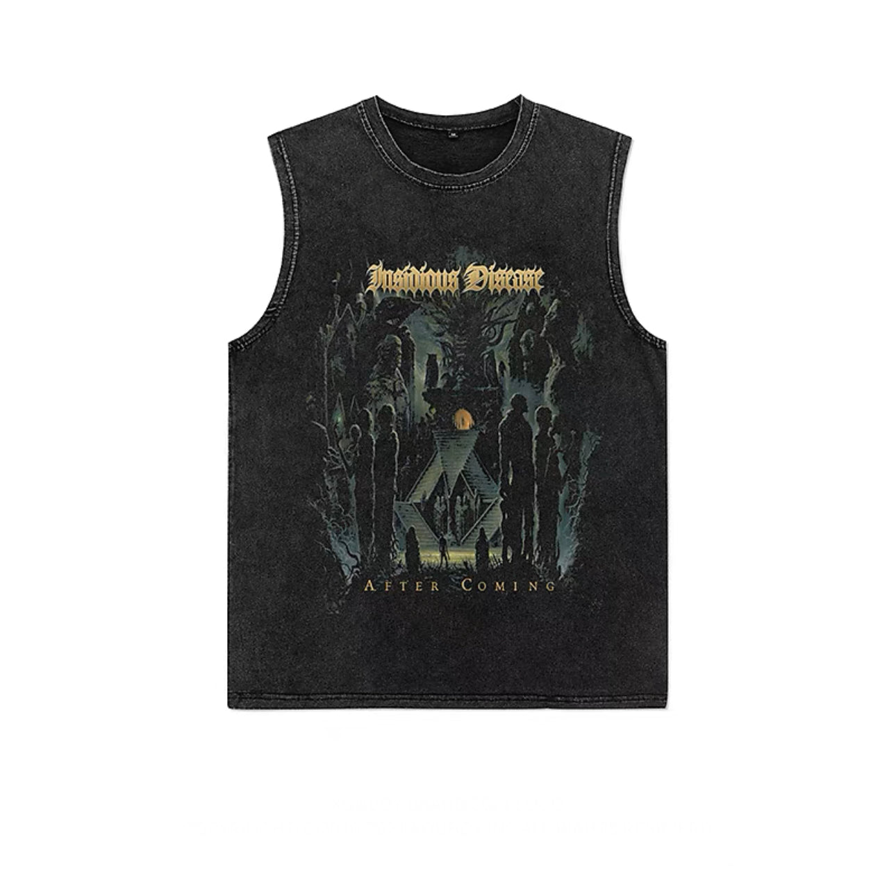 Washed Tank top-Nightmare