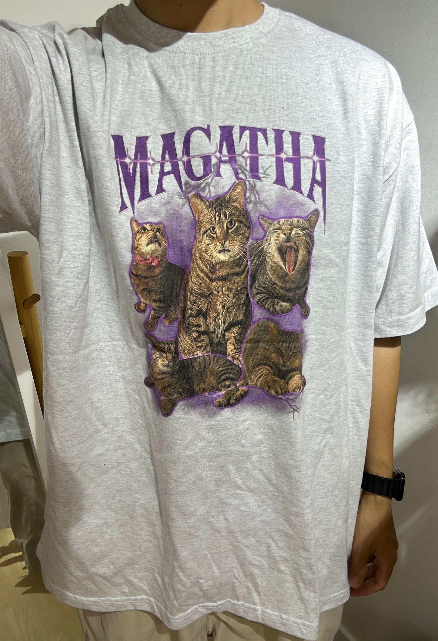 MAGATHA 貓貓印花短袖[男女同款］