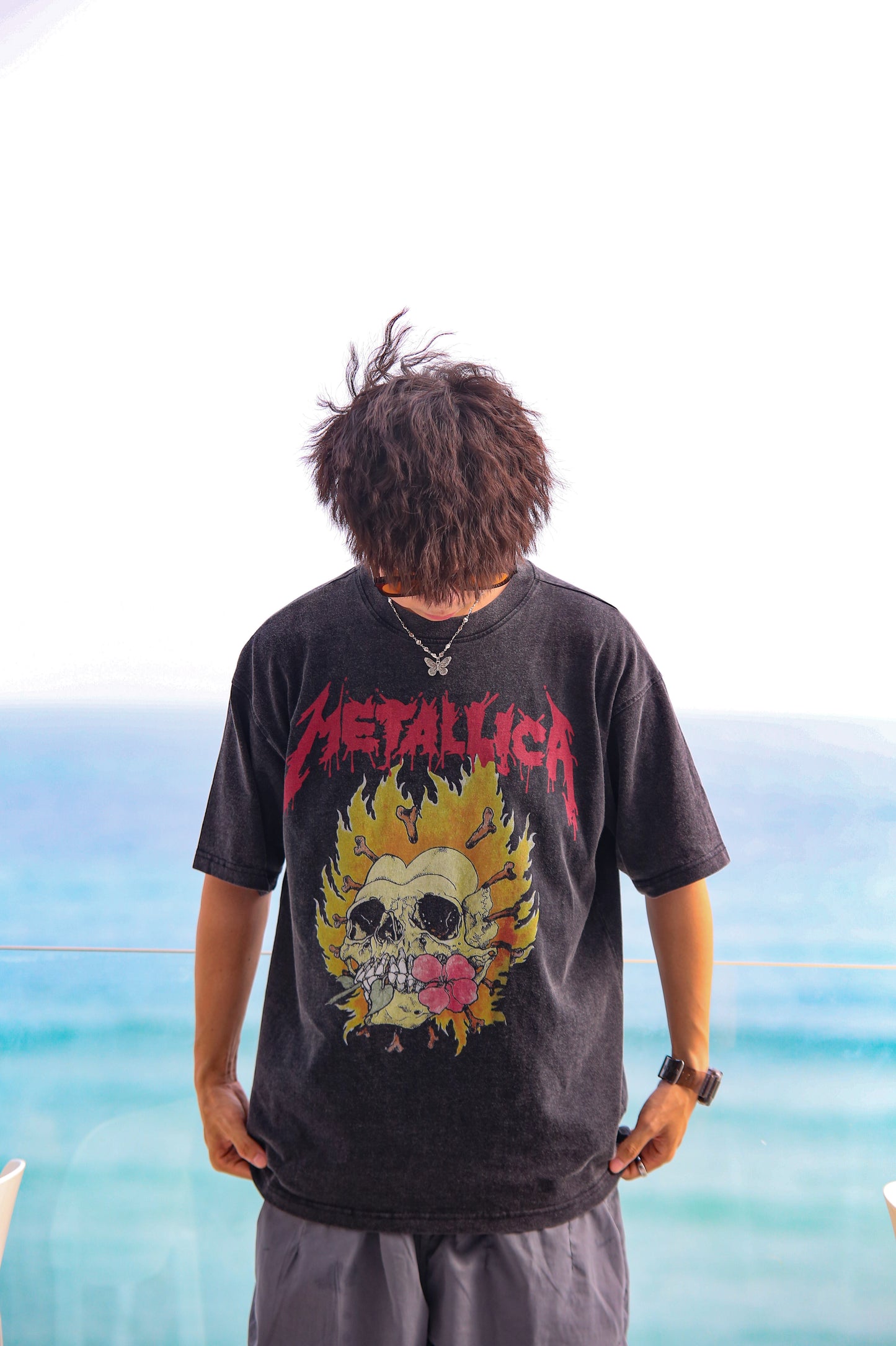 Vintage Washed Top-Metallica