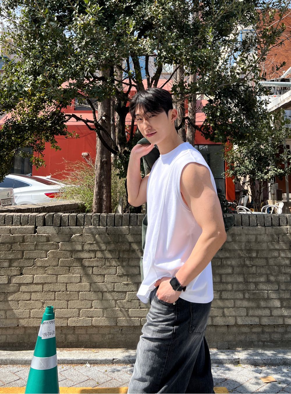 Gym Bro系列🏋️線條純色坎肩背心｜4色入