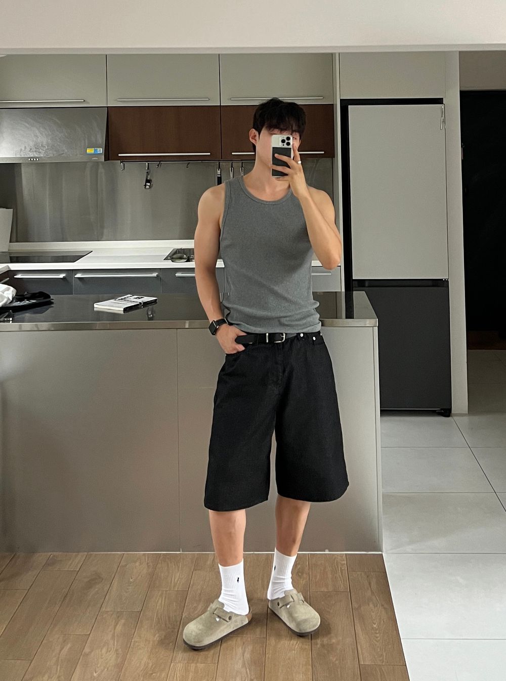 Gym Bro系列🏋️純色貼身彈性背心｜6色入