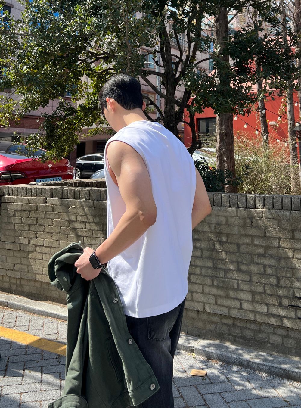 Gym Bro系列🏋️線條純色坎肩背心｜4色入