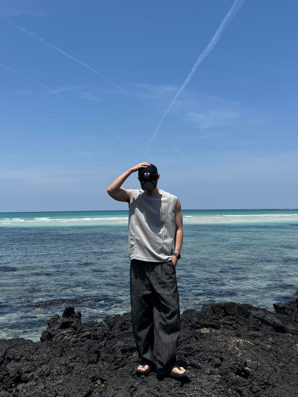 Gym Bro系列🏋️線條純色坎肩背心｜4色入