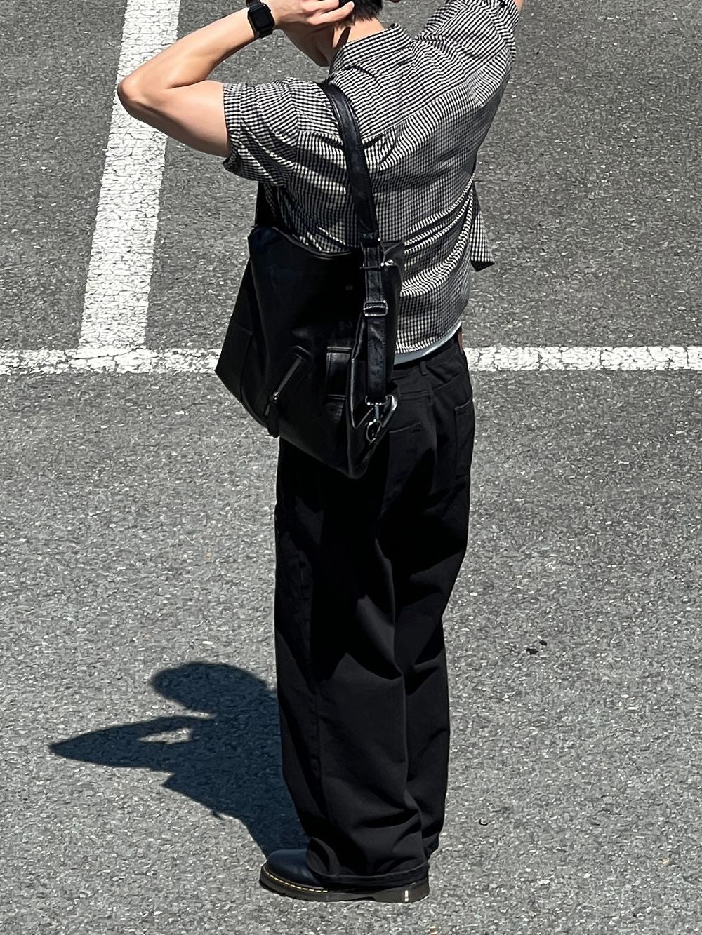 不壓身高！格仔短袖恤衫｜4色入