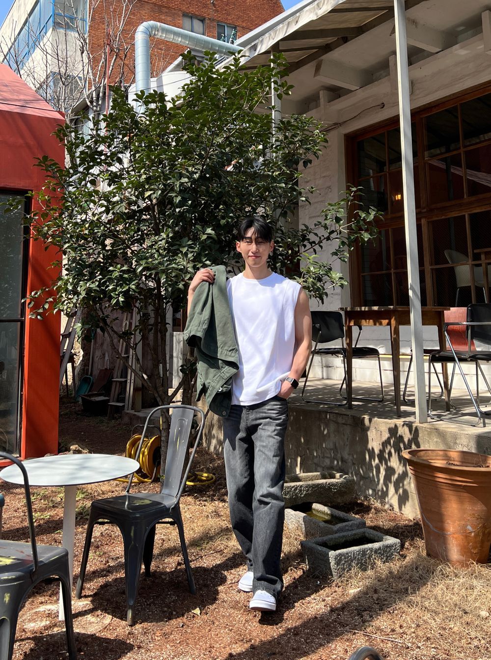 Gym Bro系列🏋️線條純色坎肩背心｜4色入