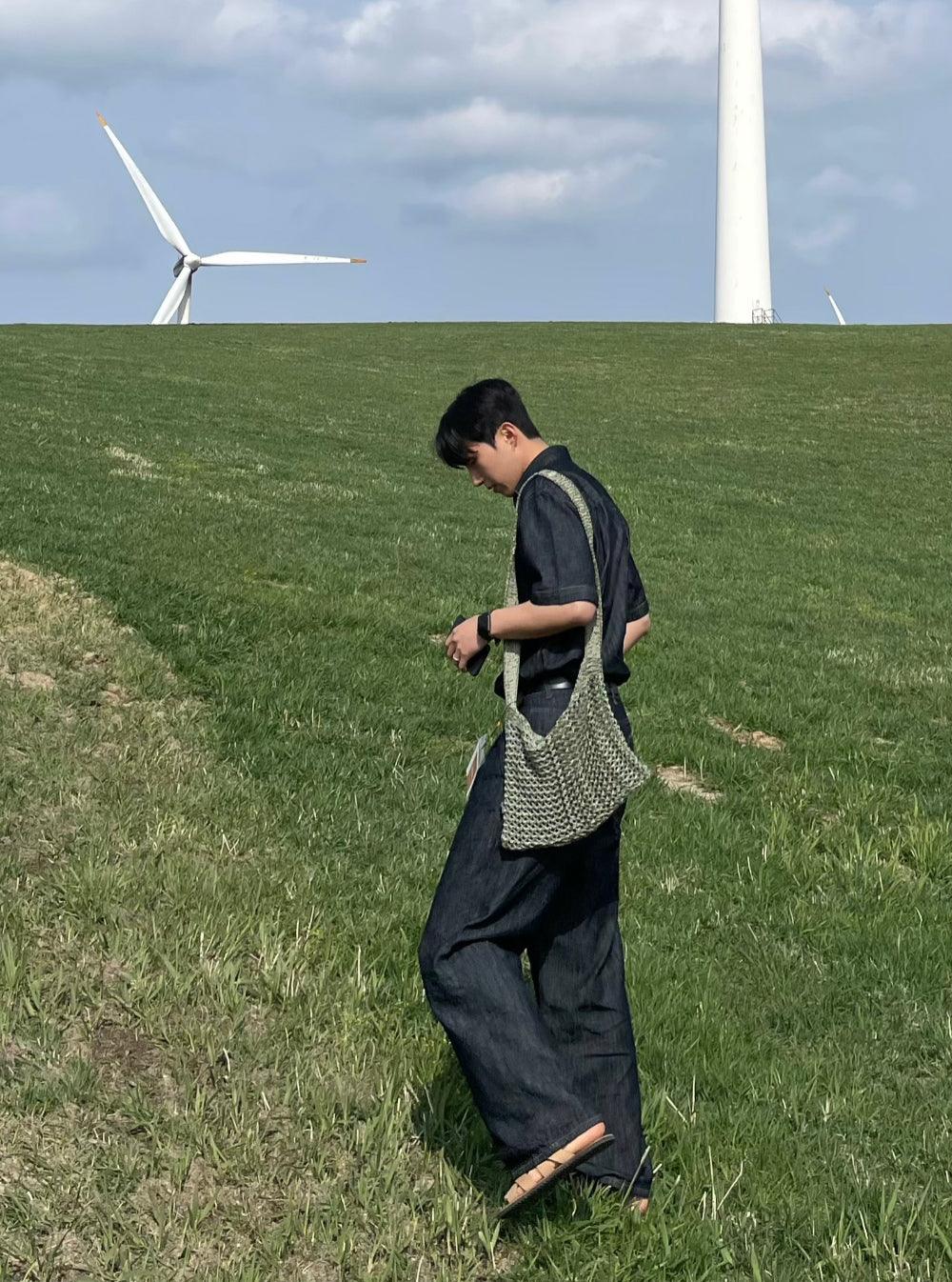 PREMIUM Set👑水洗牛仔短袖恤衫｜1色入