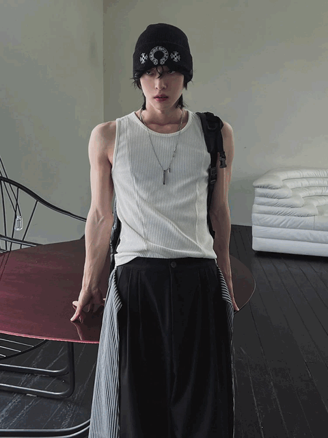 Gym Bro系列🏋️純色貼身彈性背心｜2色入