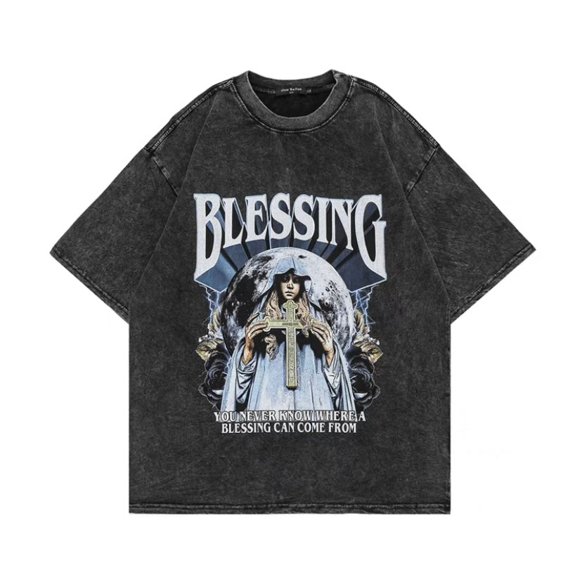 Vintage Washed Top-Blessing