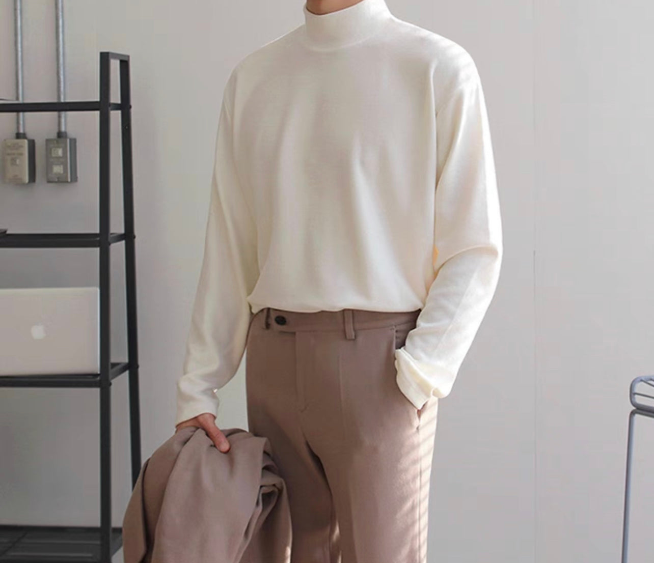 Basic turtleneck top(百搭半高領內襯)