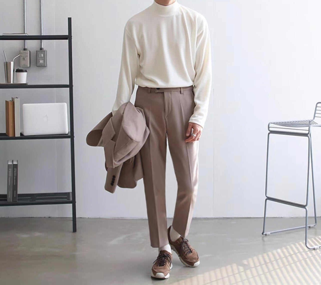 Basic turtleneck top(百搭半高領內襯)