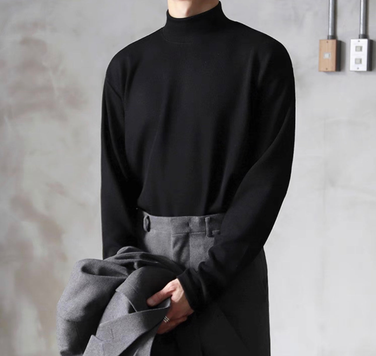 Basic turtleneck top(百搭半高領內襯)